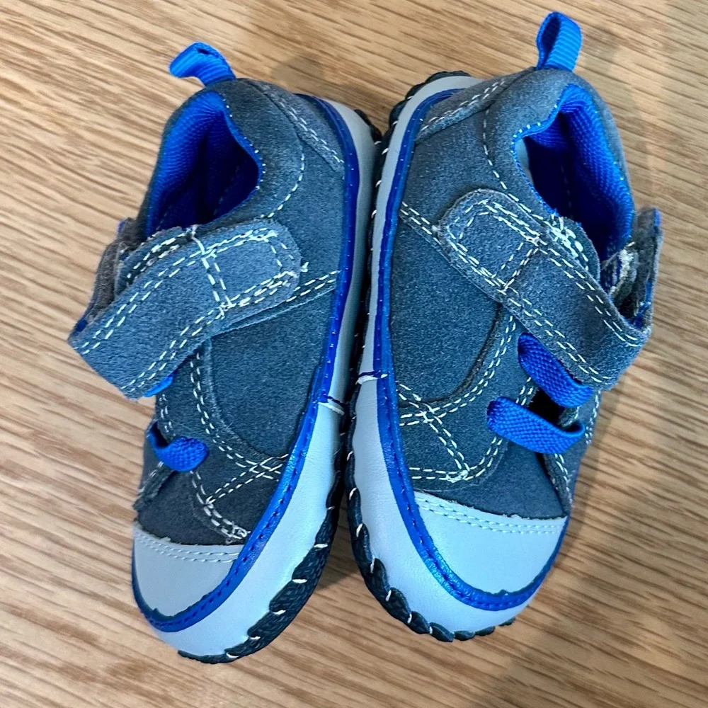PEDIPED GRAY AND ROYAL BLUE SIZE 6-12 MONTHS